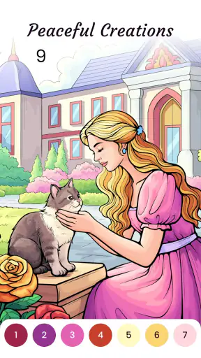 Pixie Color: Paint by Number screenshot