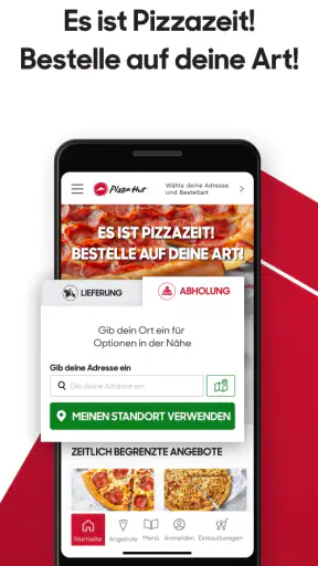 Pizza Hut Deutschland screenshot