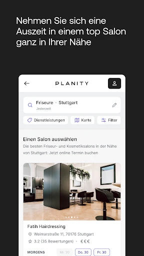 Planity screenshot
