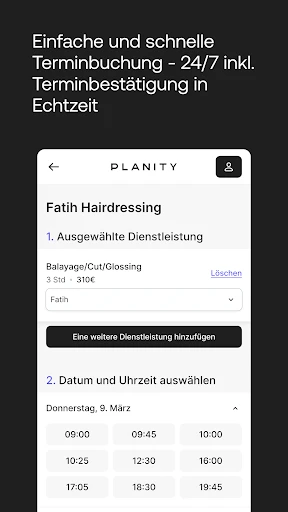 Planity screenshot