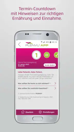 PLENVU® App screenshot