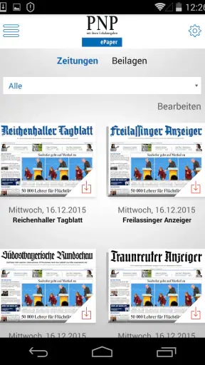 PNP ePaper - Digitale Zeitung screenshot