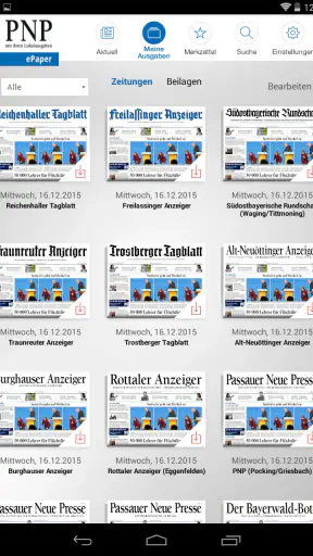 PNP ePaper - Digitale Zeitung screenshot