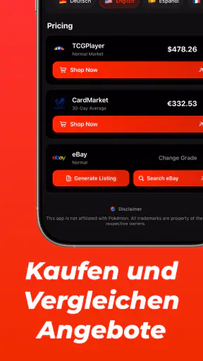 Pokémon Karten Scanner Eyevo screenshot