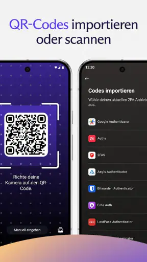 Proton Authenticator screenshot