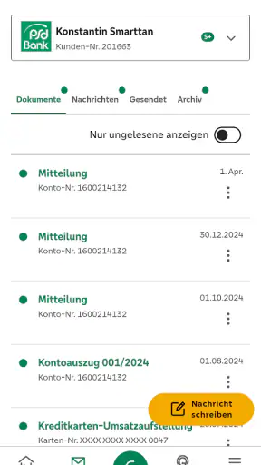 PSD Banking screenshot