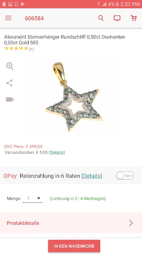 QVC (Deutschland) screenshot