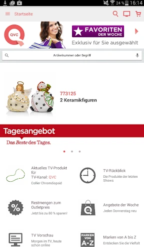 QVC (Deutschland) screenshot