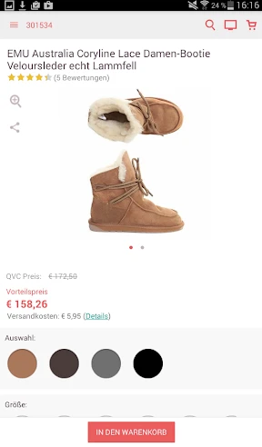 QVC (Deutschland) screenshot