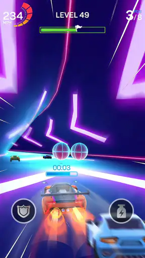 Racing Rush 3D: Autorennen screenshot