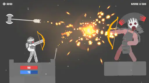 Ragdoll Archers - CrazyGames screenshot