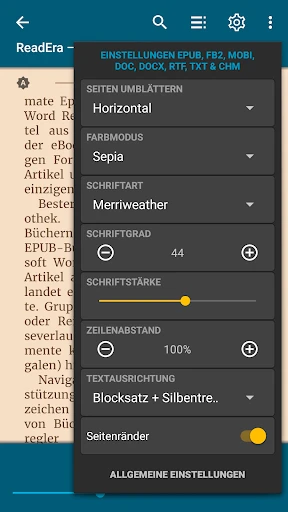 ReadEra: ebook reader pdf epub screenshot