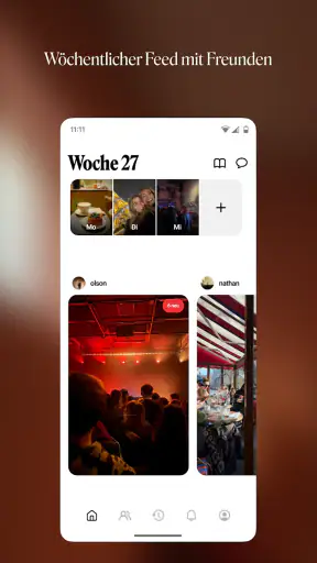 Retro — Fotos mit Freunden screenshot