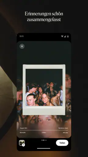Retro — Fotos mit Freunden screenshot
