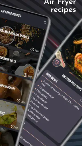 Rezepte für Heißluftfritteusen screenshot