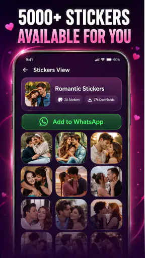 Romantic Stickers - WASticker screenshot