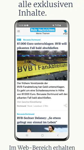 Ruhr Nachrichten screenshot