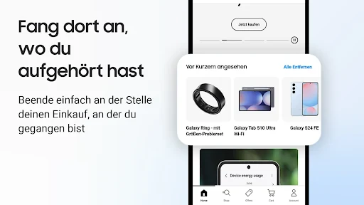 Samsung Shop: Galaxy S25 Edge screenshot