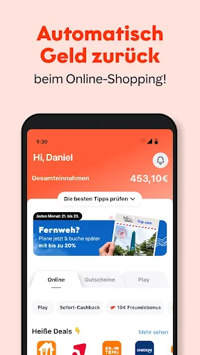 ShopBack - Deine Cashback App screenshot