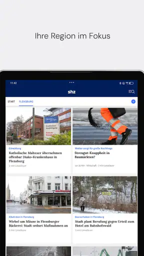 shz News screenshot