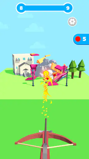 Slingshot Smash: Schießplatz screenshot
