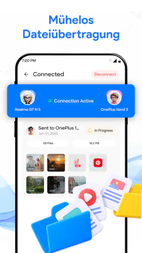 Smart Switch: Datentransfer screenshot