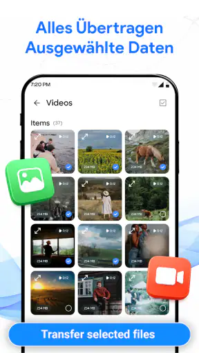 Smart Switch: Datentransfer screenshot