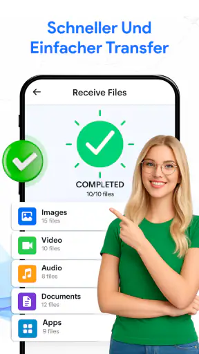 Smart Switch: Datentransfer screenshot