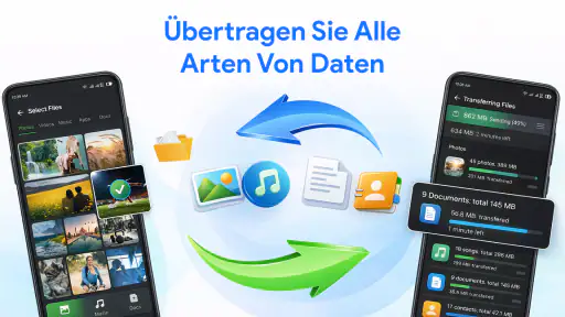 Smart Switch: Datentransfer screenshot