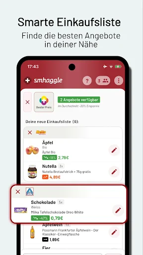 smhaggle: Sparen im Supermarkt screenshot