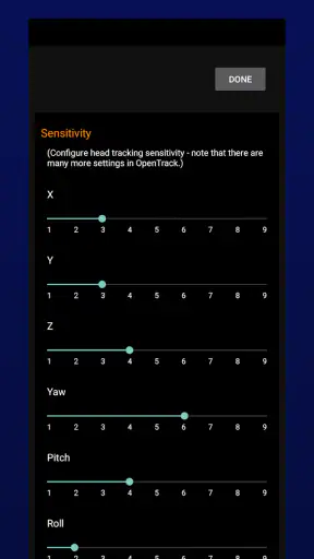 SmoothTrack: Head Tracker screenshot