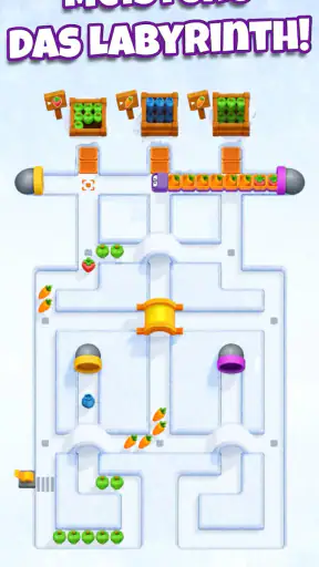 Snacky Dash: Food Maze Puzzle screenshot