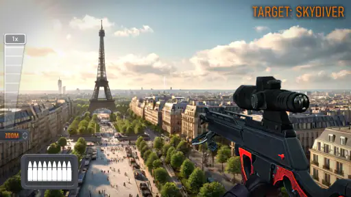 Sniper 3D：Waffen Baller Spiele screenshot