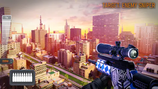 Sniper 3D：Waffen Baller Spiele screenshot