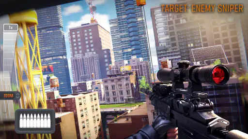 Sniper 3D：Waffen Baller Spiele screenshot