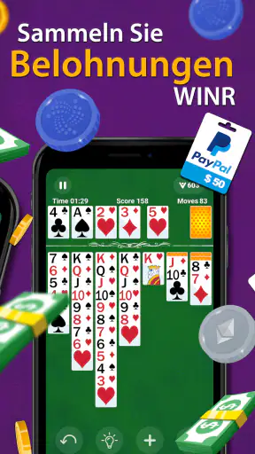 Solitaire - Geld verdienen screenshot