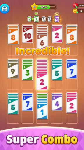 Solitaire Stack Sort screenshot