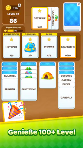 Solitaire Words & Pictures screenshot
