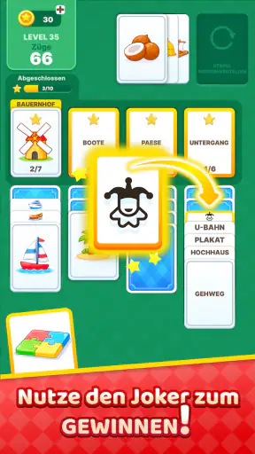 Solitaire Words & Pictures screenshot