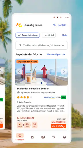sonnenklar.TV – Günstig Reisen screenshot