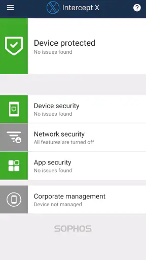 Sophos Intercept X for Mobile screenshot