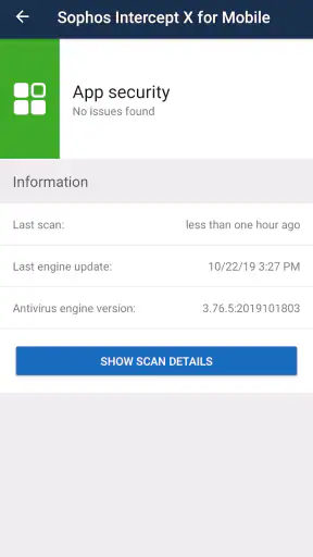 Sophos Intercept X for Mobile screenshot
