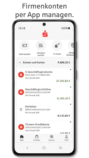 Sparkasse Business screenshot
