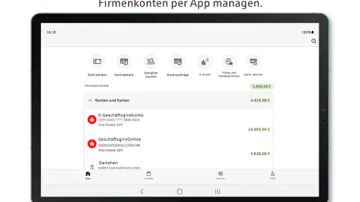 Sparkasse Business screenshot