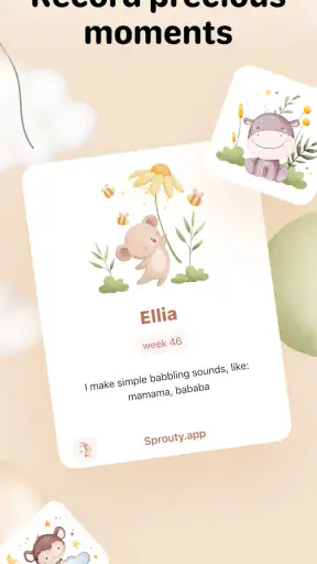 Sprouty: Baby Wachstum Tracker screenshot