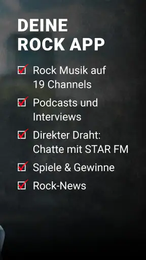 STAR FM – die Rock-App screenshot