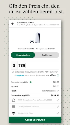 StockX – Sneaker & mehr screenshot
