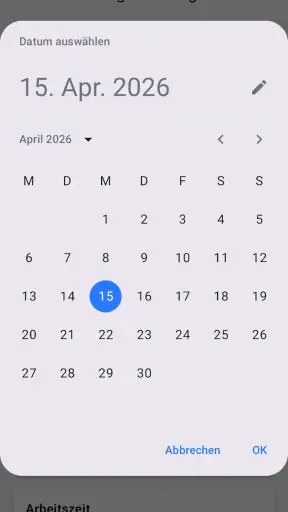 Stundenrechner screenshot