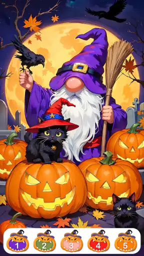 Süße Halloween-Farbe screenshot