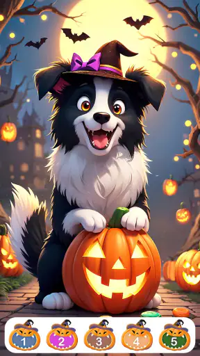 Süße Halloween-Farbe screenshot